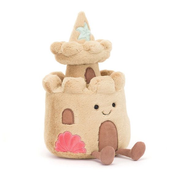 thumbnail image 2 of Jellycat Amuseables Sandcastle Stuffed Toy – 11.8 Inches, NWT – Perfect Beachy Gift 2 of 4